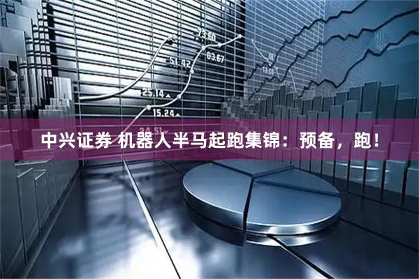 中兴证券 机器人半马起跑集锦：预备，跑！