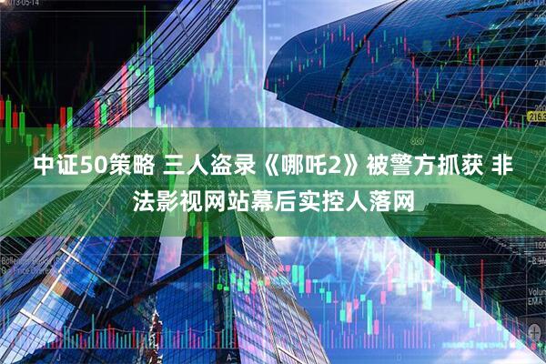 中证50策略 三人盗录《哪吒2》被警方抓获 非法影视网站幕后实控人落网