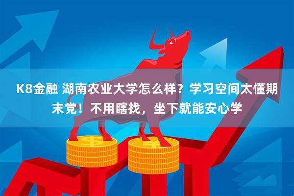 K8金融 湖南农业大学怎么样？学习空间太懂期末党！不用瞎找，坐下就能安心学